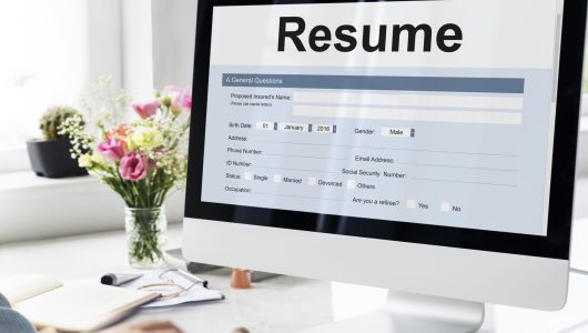 Resume Apply Work Form Concept